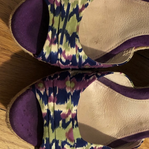 UGG Espadrille Sandals Purple Green EU 38 US 7 - Picture 6 of 11